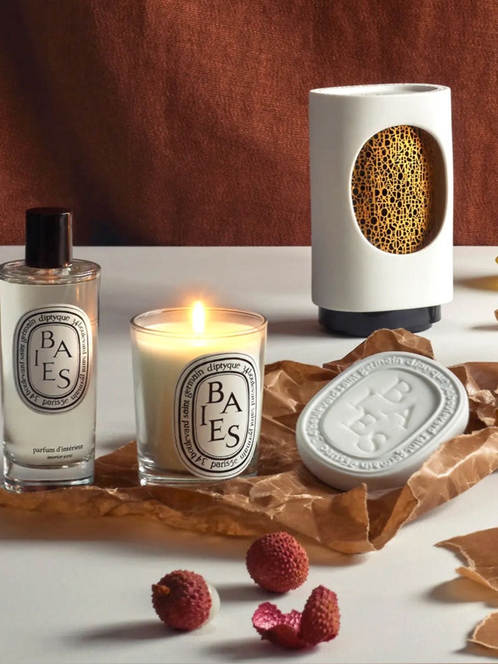 Diptyque Baies (Berries) Scented Candle New in box! 35g GWP